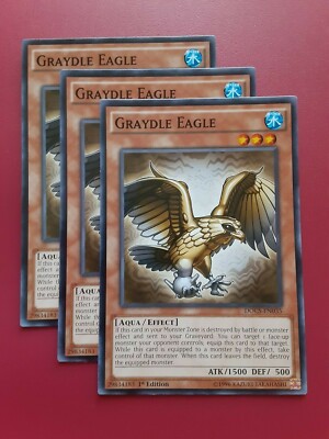 graydle yugioh deck Yugioh Graydle Deck Core Set DOCS Slime Cobra Eagle Alligator Impact Split  NM