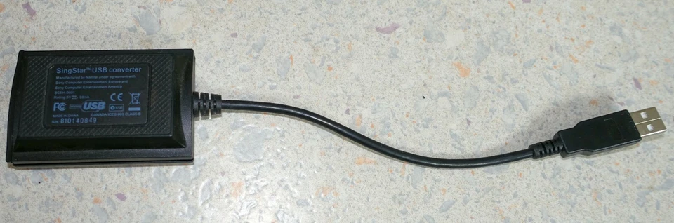 SingStar USB Converter SONY SCEH-0001 in neuwertigem Zustand - Bild 3 von 4