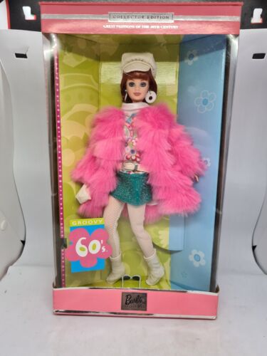 New And Vintage Barbie Collectors Edition GROOVY 60’S FASHION DOLL  Of The 20th  - Picture 1 of 15