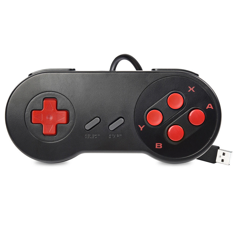 Raspberry Pi Controller 2Pack SNES USB Super SNES Controller Gamepad ...