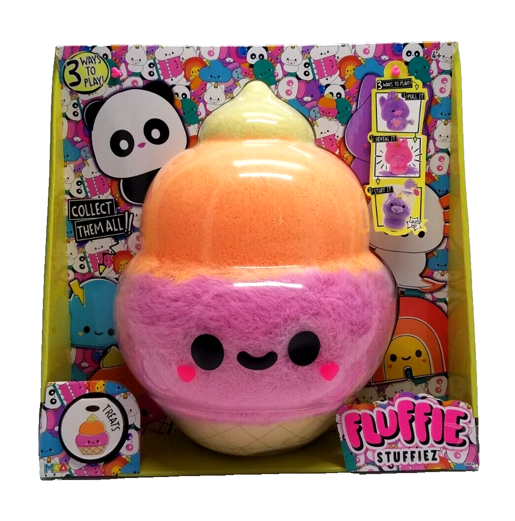 Fluffie Stuffiez Ice Cream Cone Large Collectible Surprise Reveal