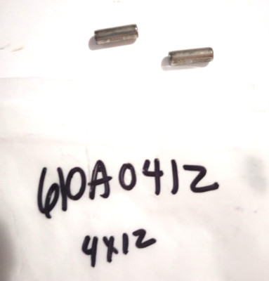 Kawasaki F7, F8, F9, KLF220 Dowel Pin 4X12 NOS 610A0412 Qty. 2 (L
