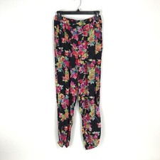 Love Moschino Floral Jogger Pant Women's Size 8 Tapered Lightweight Pockets