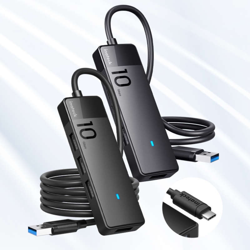 Inateck 4-Port USB 3.2 Gen 2 Hub for Windows and Mac