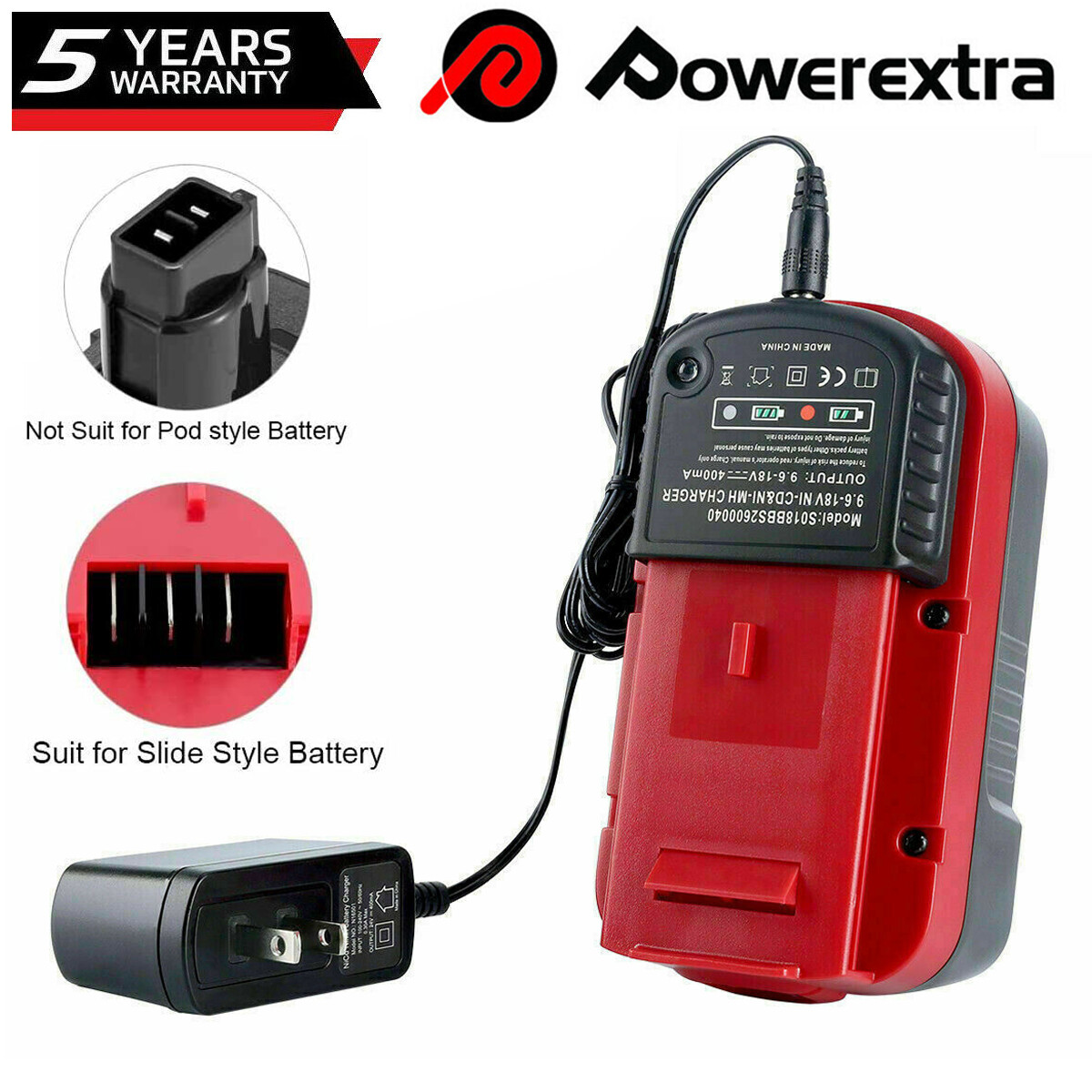 For Black & Decker 9.6V18V Battery Charger HPB18 HPB18OPE FSB18 HPB14