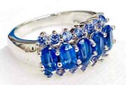 HSN Sterling Silver Colleen Lopez 2.00 Cttw Kyanite &Tanzanite Ring Size 6 — photo 2