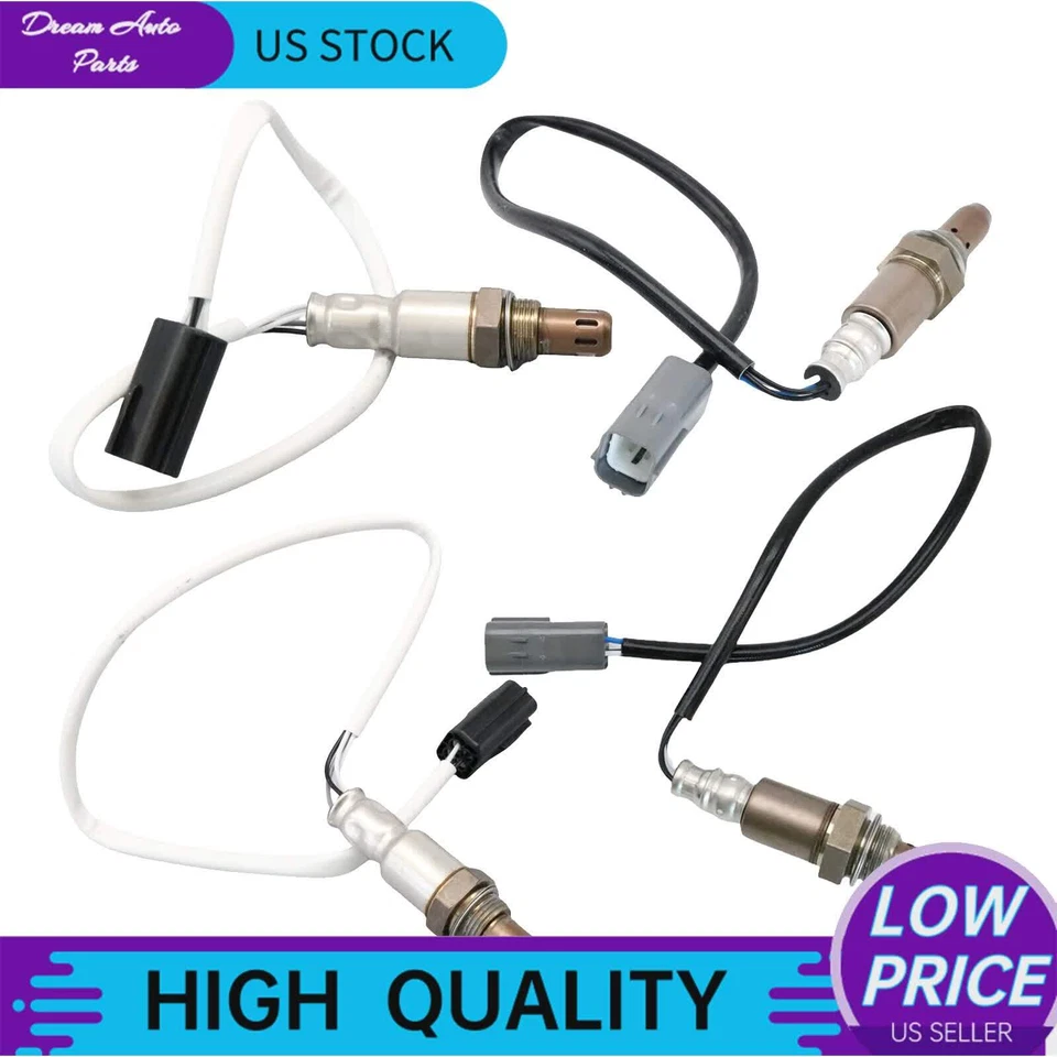 Set of 4 Up+Down Oxygen Sensor Fits 2009 2010 Nissan Infiniti M35 G37 350Z 370Z - Image 3 of 4