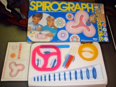 1986 Spirograph Design Toy Set Kenner 100% Complete