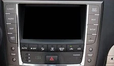 Real Carbon GPS Navigation Control Frame Trim Fits 06-13 IS250 IS350 ISF #B