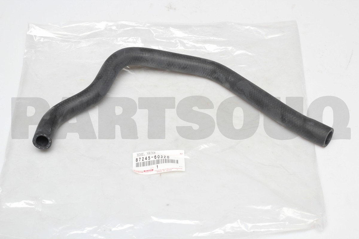 8724560320 Genuine Toyota HOSE, HEATER WATER, INLET B 87245-60320 
