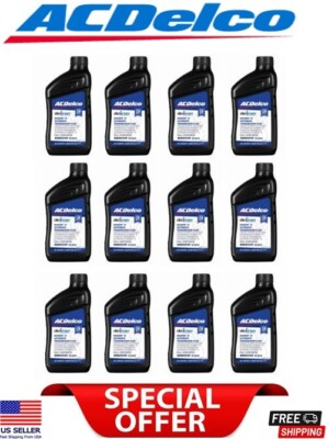 AcDelco 12 Quarts Auto. Transmission Fluid ATF GMC OEM Full Synthetic Dexron VI