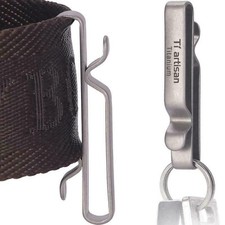 Porte-cl??s neuf ceinture taille robuste l??ger ext??rieur alliage titane