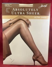 Hanes Absolutely Ultra Sheer Control Top Sheer Toe Pantyhose Style 707 Natural C