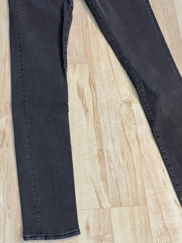 Brand New Men’s MNML Jeans X32 Stretch Denim “Vintage Black” Skinny Faded Pants - Picture 3 of 8