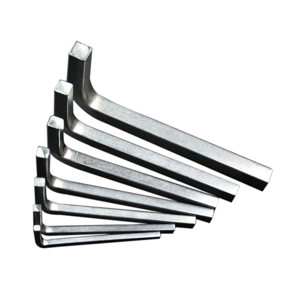Durable Wrench Head Wrench Key L Shape Point Screwdriver Silver