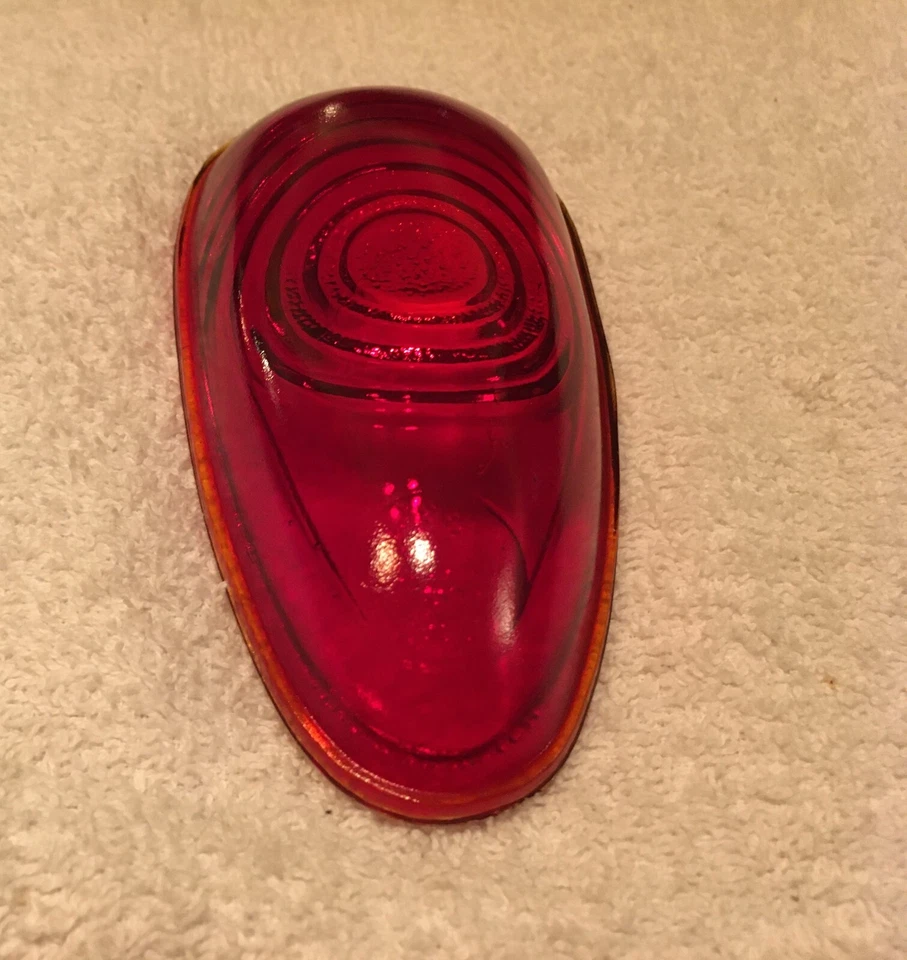New 1939 Plymouth P7 P8 Deluxe Roadking Glass Tail Light Lens - Image 3 of 4