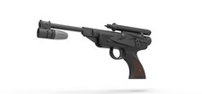 Blaster Pistol DL-18 - Star Wars Return Of The Jedi - 3D Printed DIY Kit Replica