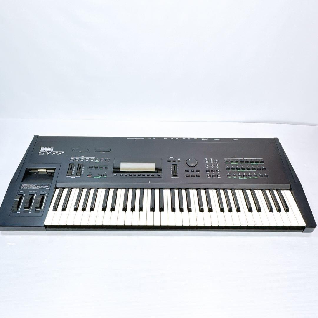 Yamaha SY77 シンセサイザー 61鍵 Yamaha SY77 Digital Synthesizer Keyboard 61-Keys 20W w/Hard