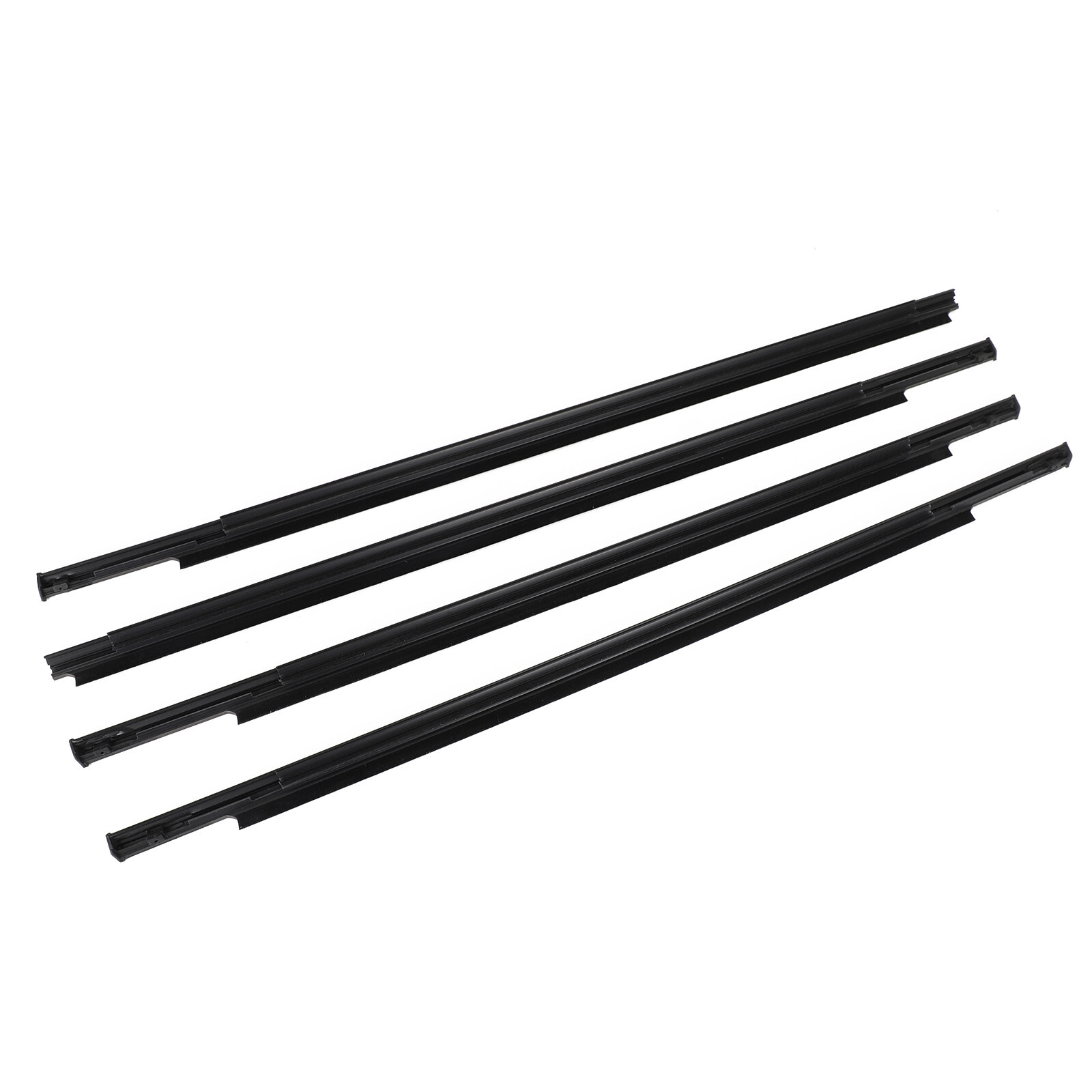 4Pcs Window Weatherstrip Seal Belt Moulding For Mitsubishi Outlander 2006-2012