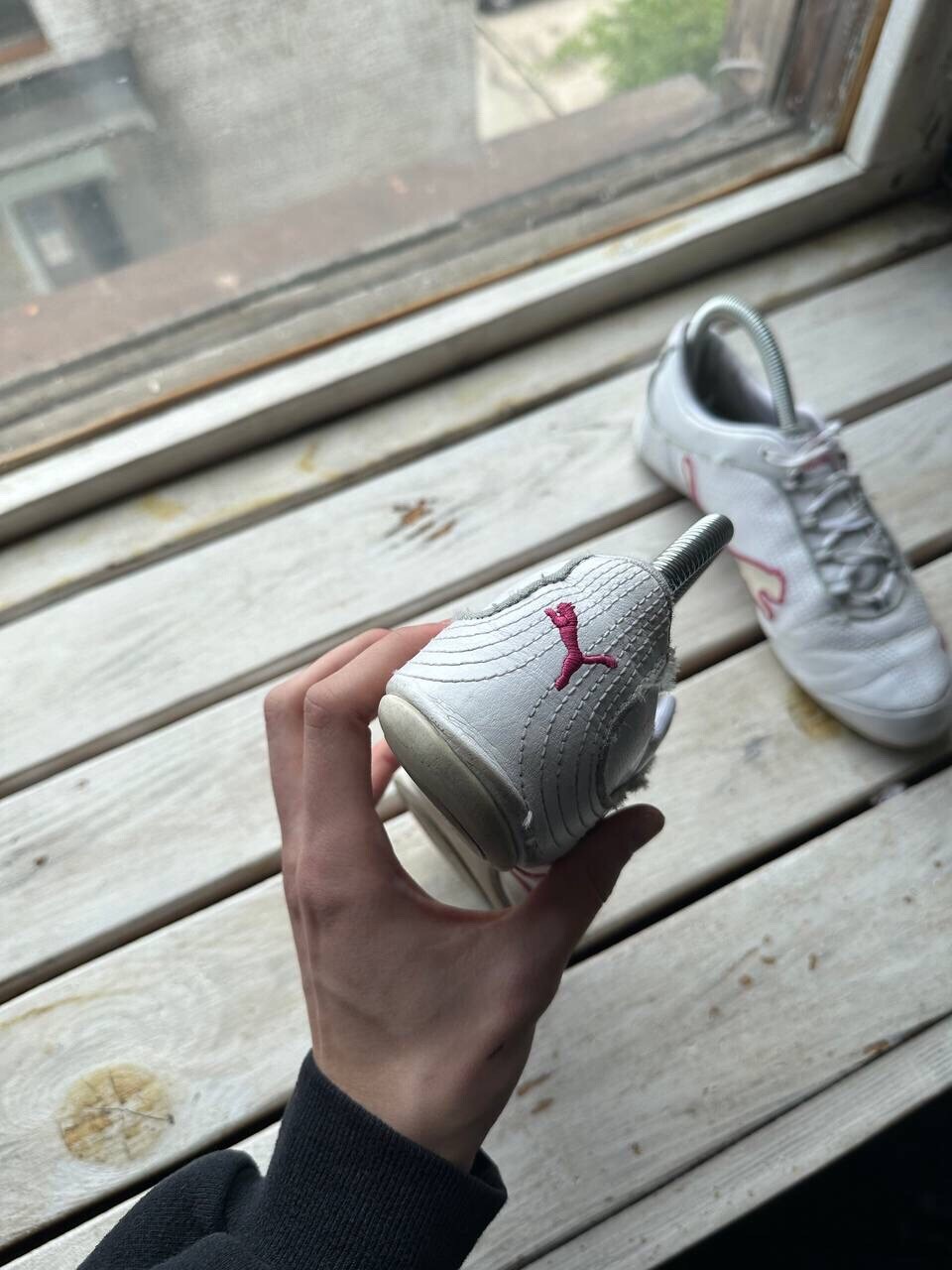 🚨Puma RARE Racing White Pink Sneakers Women's Vintage ARHIVE image 3