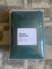 Simply Essential Color Block 5-Piece Twin/Twin XL Comforter Set GREEN