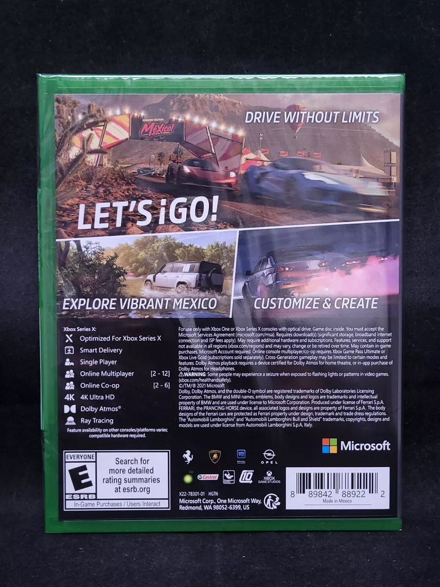 Forza Horizon 5 (Xbox One/Series X, 2021) 889842889222