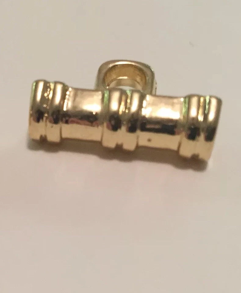 Gold Shank Buttons toggle shape 20mm  Bar Shaped Nautical Military 5pcs - Image 2 of 3