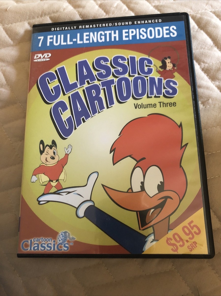 DVD] Classic Cartoons, Volume 3 - 7 Full Length Episodes - Rare LN