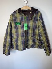 Barbour X Ganni Liddesdale Reversible Quilted Contempory Coat Jacket Bnwt 16