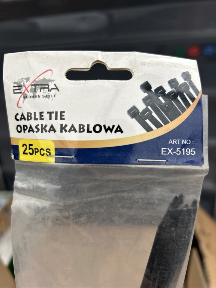 Cable Ties Lot Job 20x25 Per Pack eBay