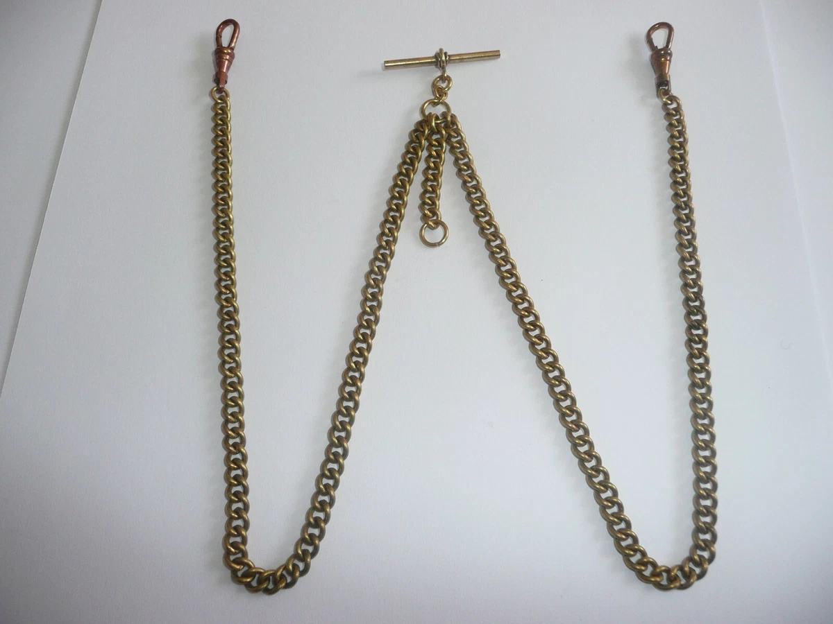 Brass pocket watch chain deals