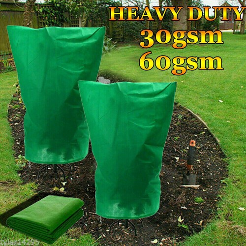 30,60gsm Frost Protection Bag For Plants Fleece Winter Jacket Garden Plant Cover - Picture 3 of 13