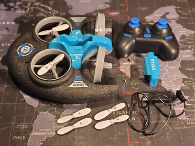 Fandina Blue Black X-Wind 3 In 1 2.4G Air Ground Water Aircraft Helicopter