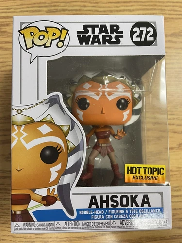 FUNKO POP STAR WARS AHSOKA #272 HOT TOPIC EXCLUSIVE In Hand
