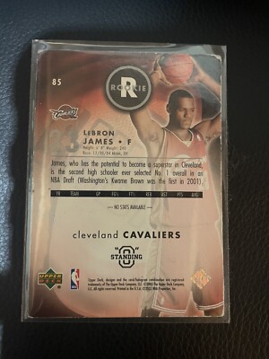 2003 Upper Deck Lebron James Standing O Rookie Card Rc 85 | eBay 2003 Upper Deck Lebron James Standing O Rookie Card Rc 85 | eBay