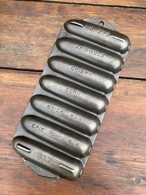 Griswold Cast Iron #273 Cornstick Pan