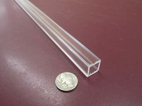 Acrylic Square Tube Extruded 5/8" SQ x .063" Wall x 72" Length, 5 PK -057 - Picture 8 of 12