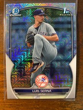2023 Bowman Chrome Luis Serna #BCP-168 1st Prospect Mojo Refractor Yankees