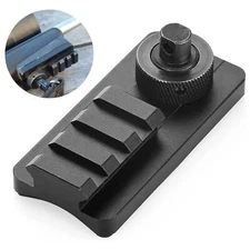 Tactical Aluminum Rifle Sling Swivel Stud To Picatinny Rail Bipod Mount 3 Slots