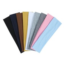 9Pcs Women Non Slip Headbands Soft Elastic Stretch Sports Gym Yoga