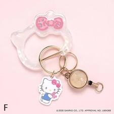 Sanrio Characters Hello Kitty Carabiner with Reel Japan Limited NEW 2026
