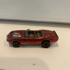 Hot Wheels 1968 Redline Custom Firebird Missing Hood Hong Kong base redlines RED