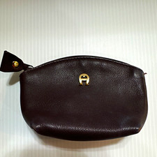Vintage Etienne Aigner Brown Solid Coin Wallet