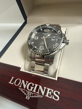LONGINESMen's HYDROCONQUEST 41mm Automatic Grey Ceramic Bezel Watch
