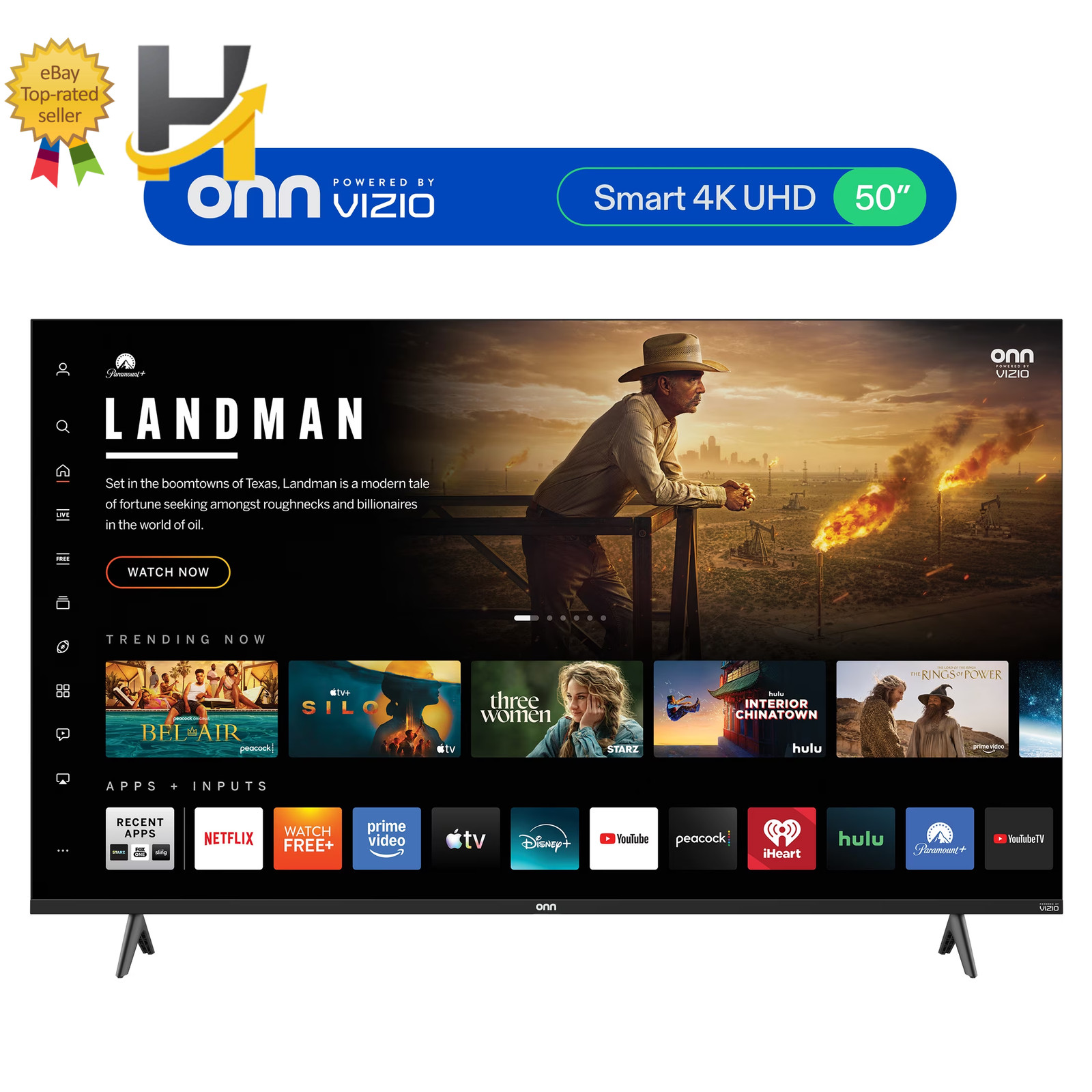 50 in Class 4K UHD Smart Television Powered by VIZIO OS
