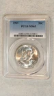 1961 P PCGS MS65 FRANKLIN HALF GEM UNCIRCULATED SILVER 50C Coin!