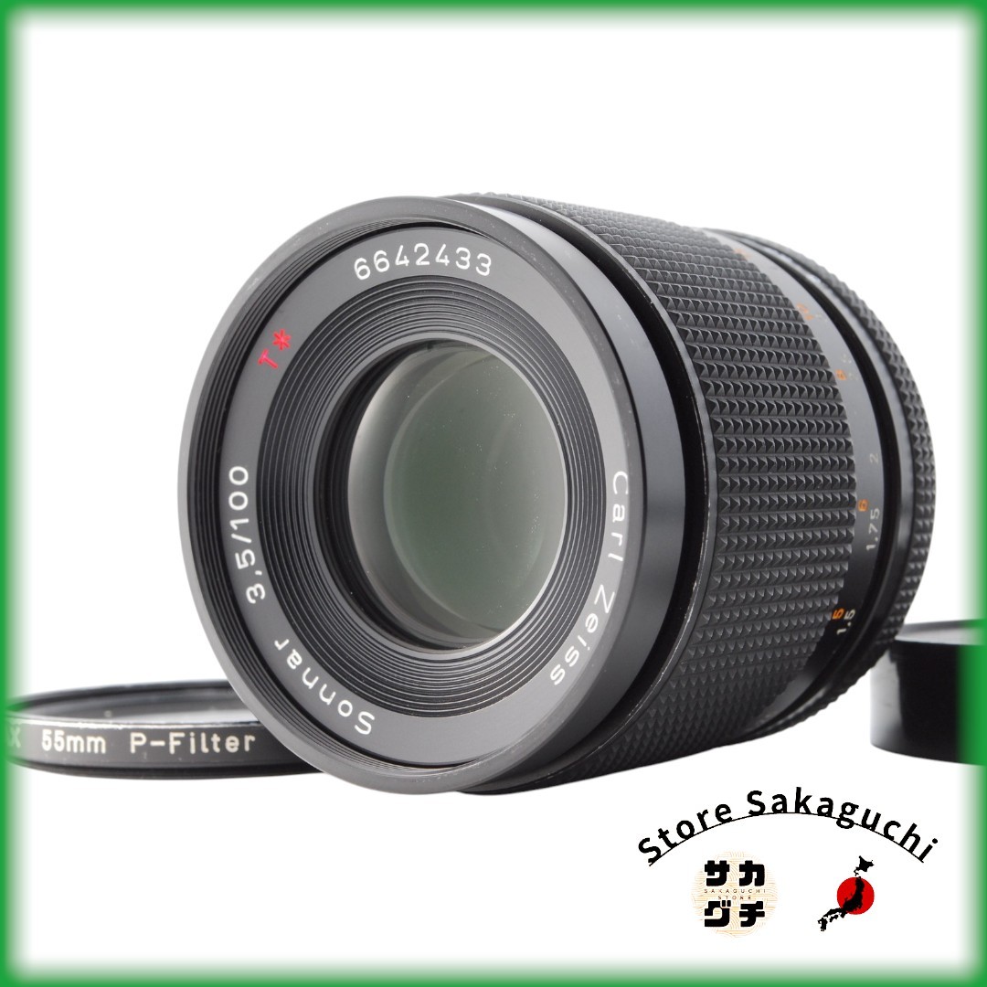 Mint] CONTAX Carl Zeiss Sonnar T* 100mm F3.5 AEJ From Japan | eBay