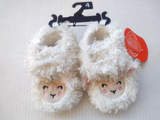 Cute fluffy Llama slippers toddler size 4 by wonder nation 6-12 months