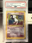 PSA 9 | 2000 Pokemon Mew Holo Black Star Promo Pokemon League #9 w/Swirl