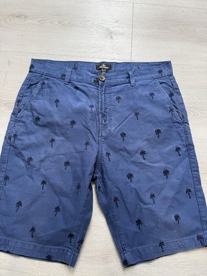 Threadbare ** Herren Shorts ** 44 ** dunkelblau ** Muster Palmen ** 34 **